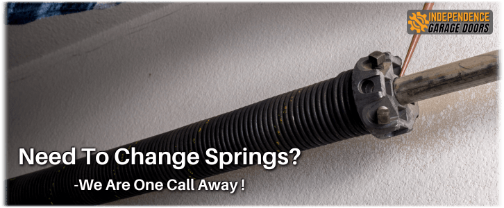 Broken Garage Door Spring Independence